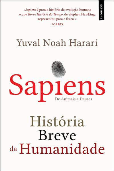 Capa do livro Sapiens de Yuval Noah Harari
