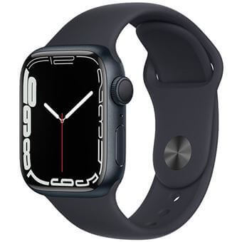 Apple Watch Series 7 41mm - Alumínio Meia-Noite | Bracelete Desportiva - Meia-Noite da Fnac